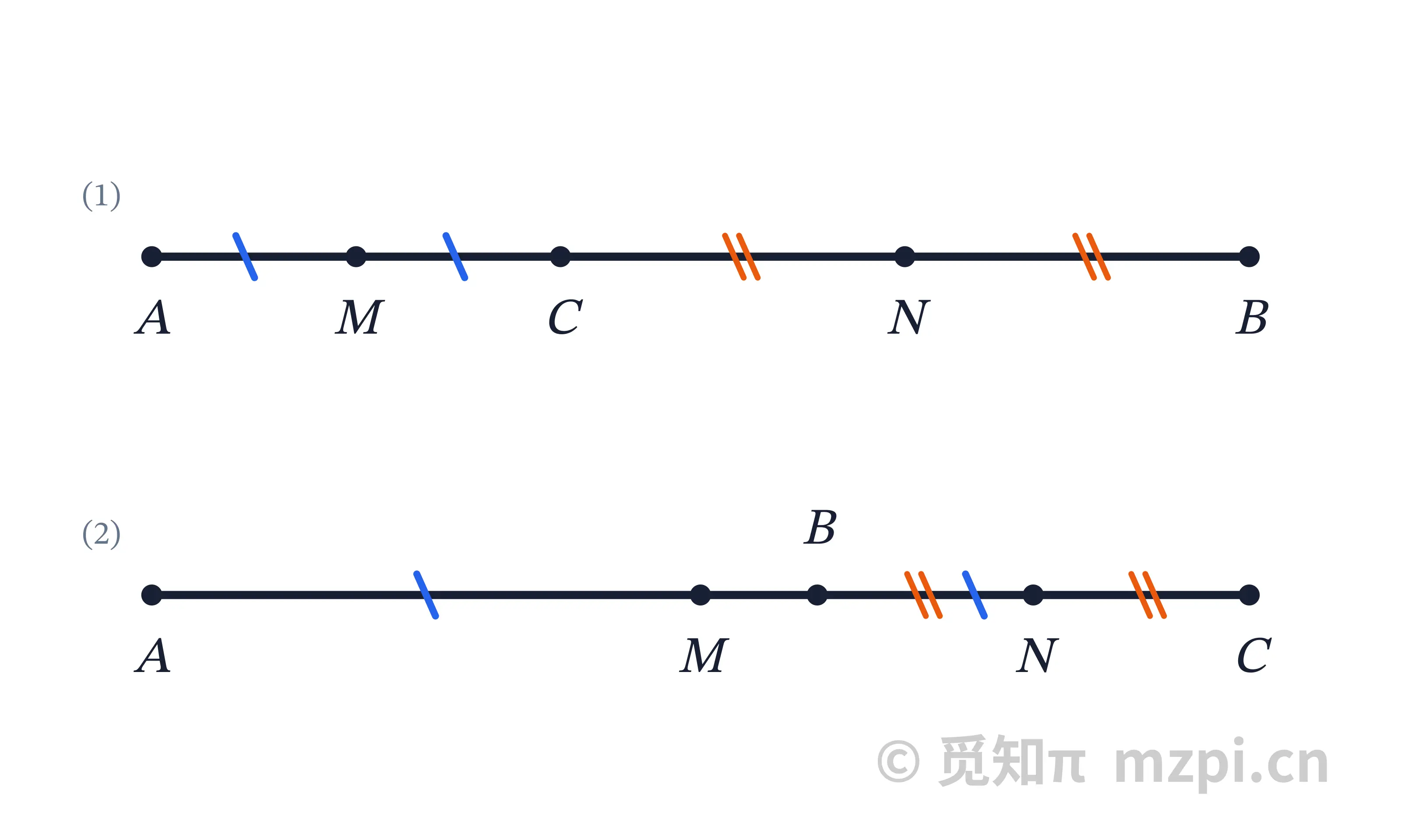 线段(双中点):模型总览图